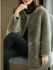 ボア シープスキン ショート コート ジャケット