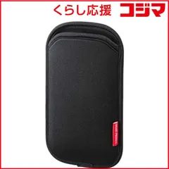 【 新品 未開封 】 サンワサプライ ５インチスマートフォン用「幅 ７５ｍｍ」 マルチスマートフォンケース PDA-SPC9BK 未使用 送料無料のサムネイル