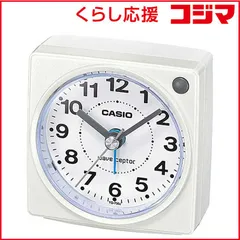 【 新品 未開封 】 カシオ CASIO 電波目覚まし時計 TQ-750J-7JF (ホワイト) 未使用 送料無料のサムネイル