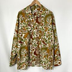 NICENESS 22SS LEE ウッドブロックプリントシャツ サイズM - メルカリ