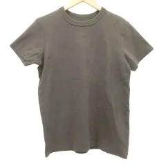 ユニクロ UNIQLO U 半袖 Ｔシャツ クルーネック カットソー L チャコール ■GY54