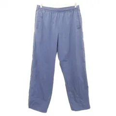 ユニクロ UNIQLO ウルトラストレッチ アクティブ トラックパンツ スポーツウエア L 青 ブルー  ■GY54