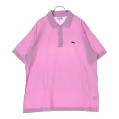 LACOSTE (ラコステ) ロゴ刺繍 半袖ポロシャツ L1212LJ ピンク
