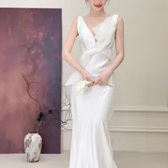 2026年冬新作 欧米風 ストラップレス フレンチウェディング メーカー情報