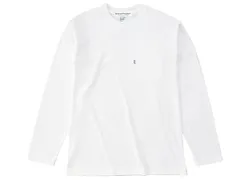 POCKET L/S T-shirt WHITE /白 長袖 ポケットtシャツ ロンtee ポケtee 無地 厚手生地 ヘヴィーウェイト goodwear グッドウエア camber キャンバー 古着