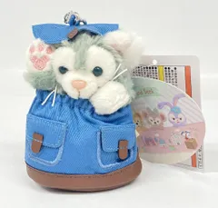 東京ディズニーシー ぬいぐるみストラップ Duffy and Friends ジェラトーニ(青リュック)/Let's Play Hide and Seek 2019