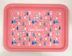 東京ディズニーリゾート スーベニアトレー(ピンク) DISNEY Sno Snow 2019 雪だるま/Joyful Christmas Time! 2019