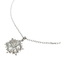 SWAROVSKI (スワロフスキー) スノークリスタル チェーンネックレス シルバー