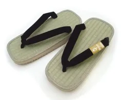 [浅草きもの市] 【日本製】 紳士用 たたみ 表 雪駄≪LLｻｲｽﾞ 大寸≫ スポンジ底（普段履きや浴衣に！） いぐさ メンズ 男 男性 紳士 履物 下駄 サンダル 着物 ゆかた