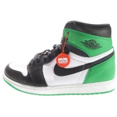 NIKE (ナイキ) AIR JORDAN 1 RETRO HIGH OG LUCKY GREEN エアジョーダン レトロ ラッキーグリーン ハイカットスニーカー グリーン/ホワイト US8.5/26.5cm DZ5485-031