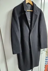 ムシンサスタンダード カシミア ブレンド Single コート ブラック