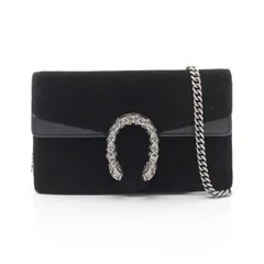 グッチ GUCCI ショルダーバッグ ディオニュソス 476432 ブラック ファブリック レザー ディオニュソス チェーンショルダー レディース Used B