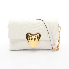 エスカーダ ESCADA ショルダーバッグ ホワイト レザー チェーンショルダー レディース Used Aのサムネイル