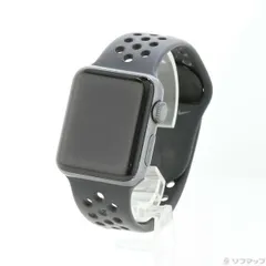 ソフマップ 〔中古品〕 Apple Watch Series 3 Nike+ GPS 38mm スペースグレイアルミニウムケース アンスラサイト／ブラックNikeスポーツバンド【295】