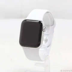ソフマップ 〔中古品〕 Apple Watch Series 5 GPS + Cellular 40mm ステンレススチールケース ホワイトスポーツバンド【371】