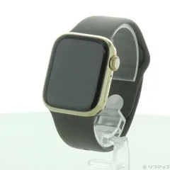ソフマップ 〔展示品〕 Apple Watch Series 9 GPS + Cellular 41mm ゴールドステンレススチールケース クレイスポーツバンド【196】