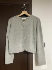 ファー カーディガン F 新 商品