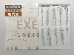 塾専用 高校新演習 大学受験α 現代文 未使用品 005s0Bのサムネイル