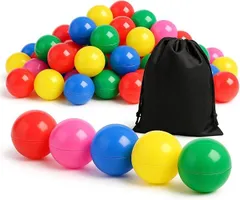 エイタイル カプセル 巾着袋付き 小型カプセルボール おもちゃ 景品 イベント くじ引き 用 カラフル 透明 プラスチック製 (5色 全一般カラー100個,  32mm)