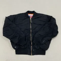 (実寸確認) アルファ インダストリー MA-1 フライト パイロットジャンパー 0122-2