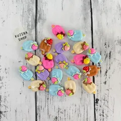 C-21 デコパーツ 20個セット ハンドメイド素材 デコレーション用 パーツ