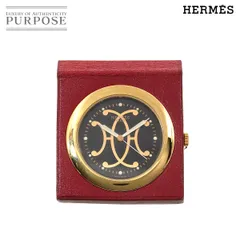 エルメス HERMES トラベルクロック QU1.701 ヴィンテージ 置時計 アラーム クォーツ ウォッチ Travel Clock 90310604