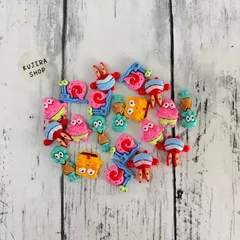 C-22 デコパーツ 20個セット ハンドメイド素材 デコレーション用 パーツ