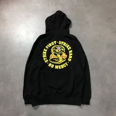 GQ4640◇COBRAKAI : スウェットパーカー◇XL◇黒 コブラ会 ベストキッド