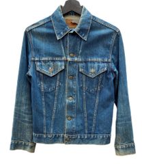 リーバイス Levi's 70s 80s 極東モデル 4th トラッカージャケット デニムジャケット Gジャン ボタン裏350 ジャケット 無地 ブルー 104MT-2600