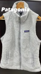 Patagonia パタゴニア フリース ベスト ボア フルジップ グレー メンズM 中古 古着 10062
