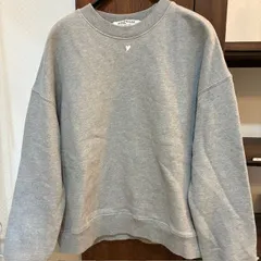 キムヘキム　KIMHĒKIM  　ハート刺繍 　コットンスウェット　 グレー　サイズ： S