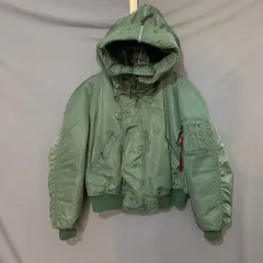 L アルファ インダストリー 90s USA ミリタリー N2B フライト ダウン ジャケット