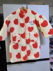 ハート ボア フリース コート 140