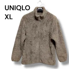 a1911 ユニクロ ファーリーフリースフルジップジャケット XL ベージュ