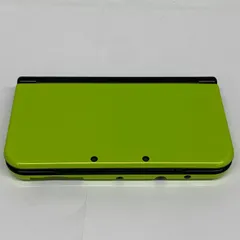 ☆1648　new nintendo 3DSLL　ニンテンドー　3DS　LL　RED-001　ライム×ブラック　ジャンク