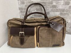 Guy Laroche ギラロッシュ ボストンバッグ チェック柄 ベージュ 旅行