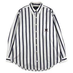 古着 ラルフローレン Ralph Lauren 長袖 ボタンダウンストライプシャツ メンズL相当/eaa611306