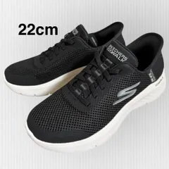 【美品】スケッチャーズ　22cm スリップインズ：ゴーウォーク フレックス - グランド エントリー  ブラック　レディース　スニーカー