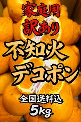 産地直送‼️和歌山県　家庭用訳あり 有田の不知火　デコポン　5Kg みかんキング