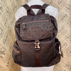 シャルルジョルダン リュック バックパック ナイロン 茶 GA192のサムネイル