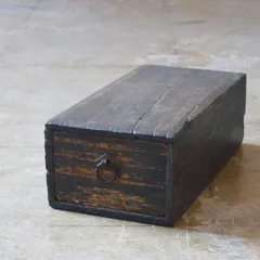 古民芸 丸環の小引出し 1杯 HK-a-05817 / 古道具 アンティーク家具 引き出し 抽斗 薬箪笥 時代箪笥 民芸