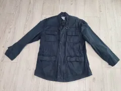 トミーヒルフィガー メンズ ネイビー コットン マウンテンパーカー XL