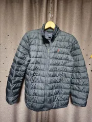 ポロラルフローレン メンズ ネイビー 軽量ダウン アウター XL