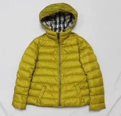 バーバリー キッズ 6Y グースダウン フード アウター 良し/F05