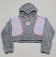 新品 ニューバランス レディース L 95 フリース フーディー クロップド /H05