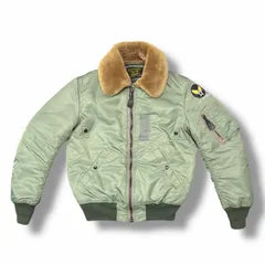 参考上代47080円 HOUSTON 米軍 B-15D フライトジャケット ミリタリージャケット ヒューストン 5003C カーキ 38 （8302M）