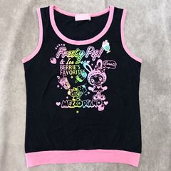 メゾピアノ ミミポポ みみちゃん キャミソール 130 リボン レース美品