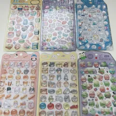 Nekoni公式 立体シール 6点セット