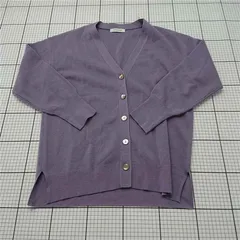 ◇ Θ ラ トータリテ La TOTALITE Vネックカーディガン ラベンダー系 レディース E  【1512220029864】
