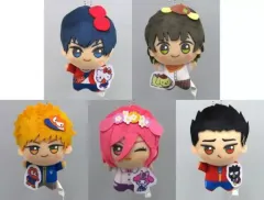 【中古】ぬいぐるみマスコット・ぬいぐるみバッジ 全5種セット ちびぐるみvol.1 「ブルーロック×サンリオキャラクターズ」